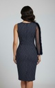 Mireille Navy Polka Dot Dress - 2