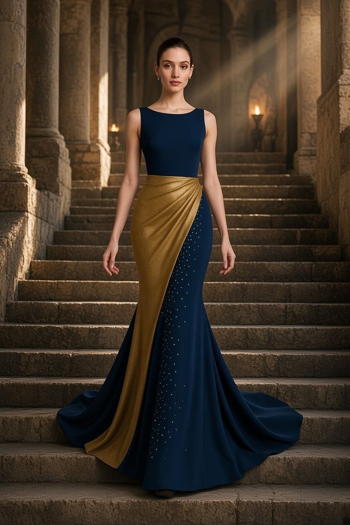 Regina Aurelia Draped Dress