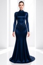 Genevieve High-Neck Mermaid Dress