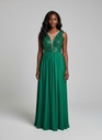 Selene Emerald Sequin Gown